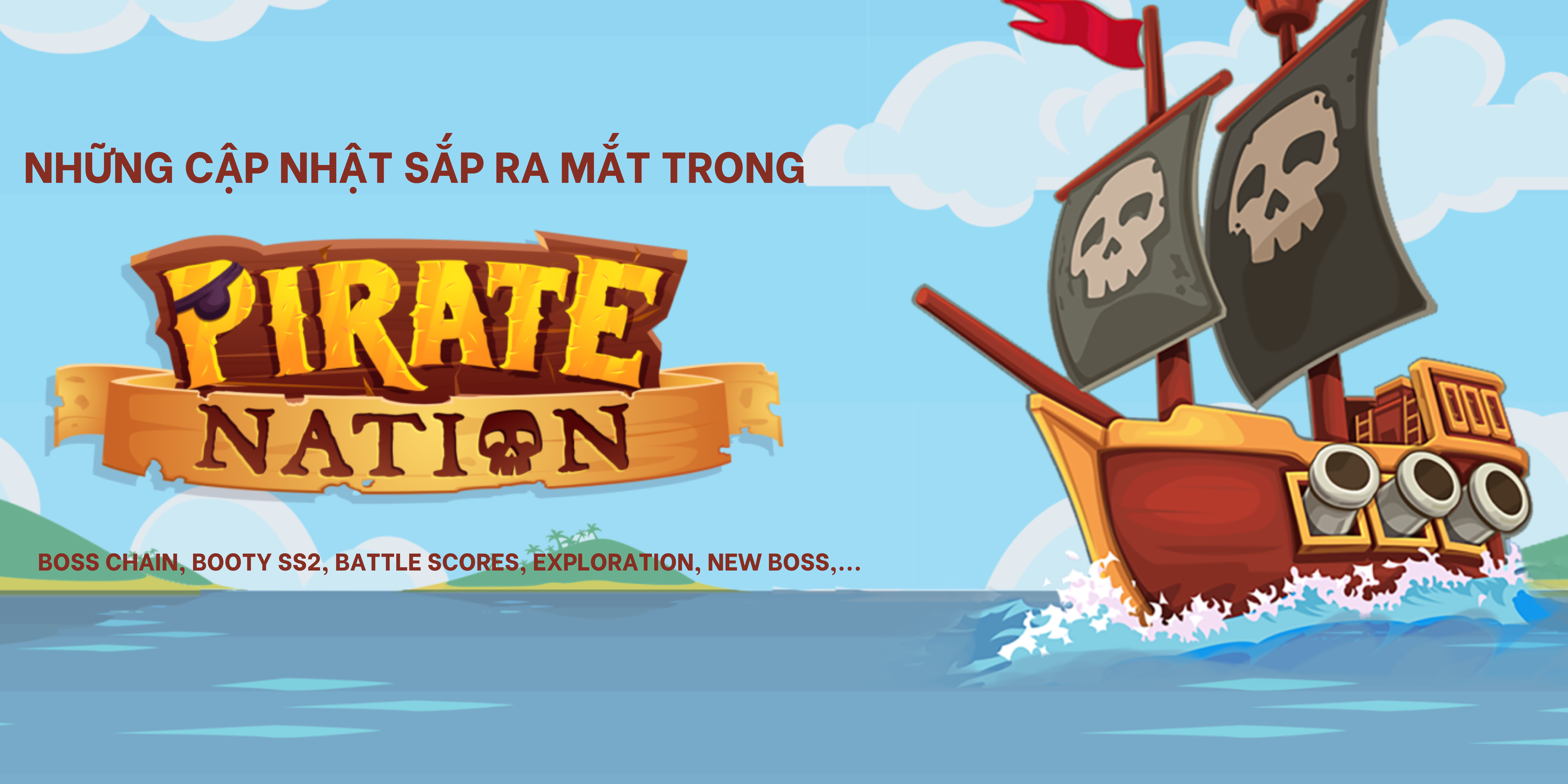 Những cập nhật sắp ra mắt trong tựa game Pirate Nation