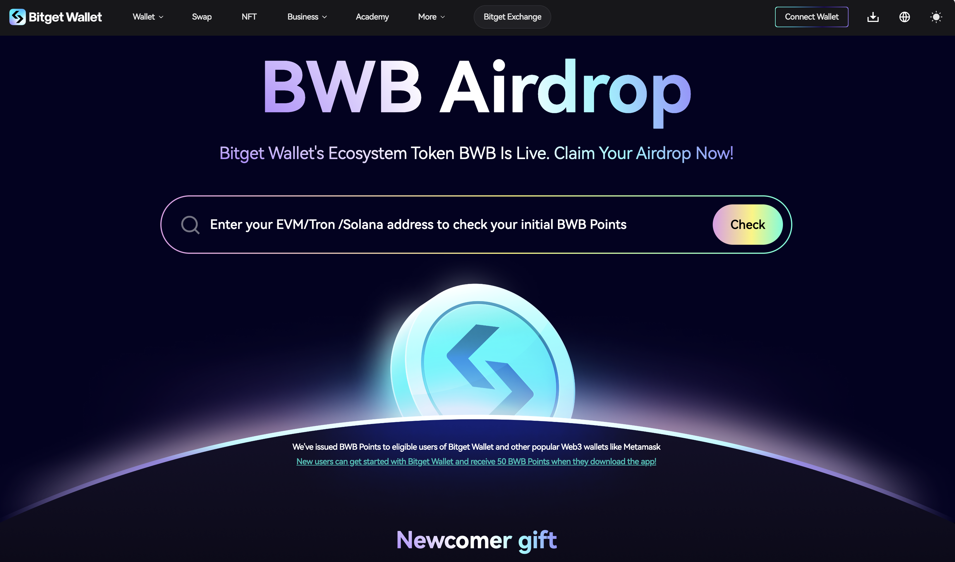 Bitget Wallet chính thức ra mắt token cho hệ sinh thái - Tổ chức chiến dịch Airdrop trị giá 50 triệu $BWB cho người dùng ví.